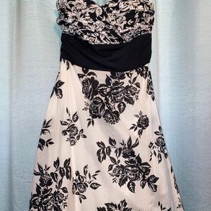 Black and white dress